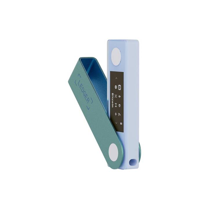 LEDGER Nano X Crypto Wallet (Vert pastel, USB de type C)