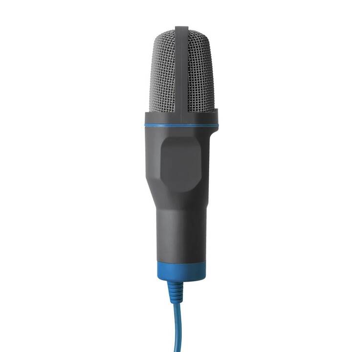 TRUST Mico Microfono da tavolo (Nero, Blu)