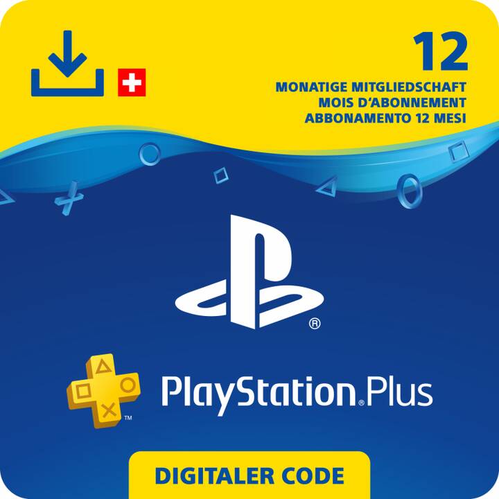 PlayStation Plus 12 Mois (ESD, DE, FR, IT)