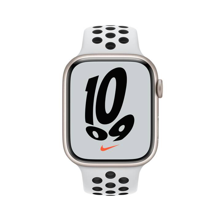 APPLE Watch Nike Series 7 GPS (45 mm, Aluminium)