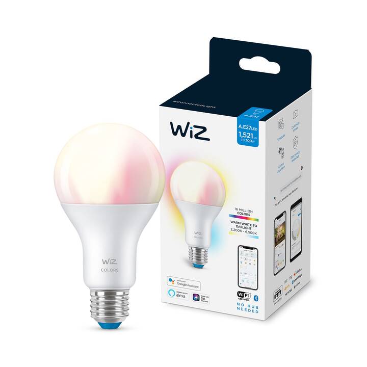 WIZ LED Birne Smart Lighting A67 E27 (E27, WLAN, Bluetooth, 13 W)