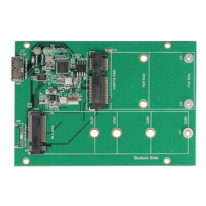 DELOCK Einbaurahmen (USB 3.1, SATA, USB)