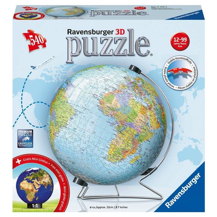 RAVENSBURGER Globus 3D Puzzle (540 x)
