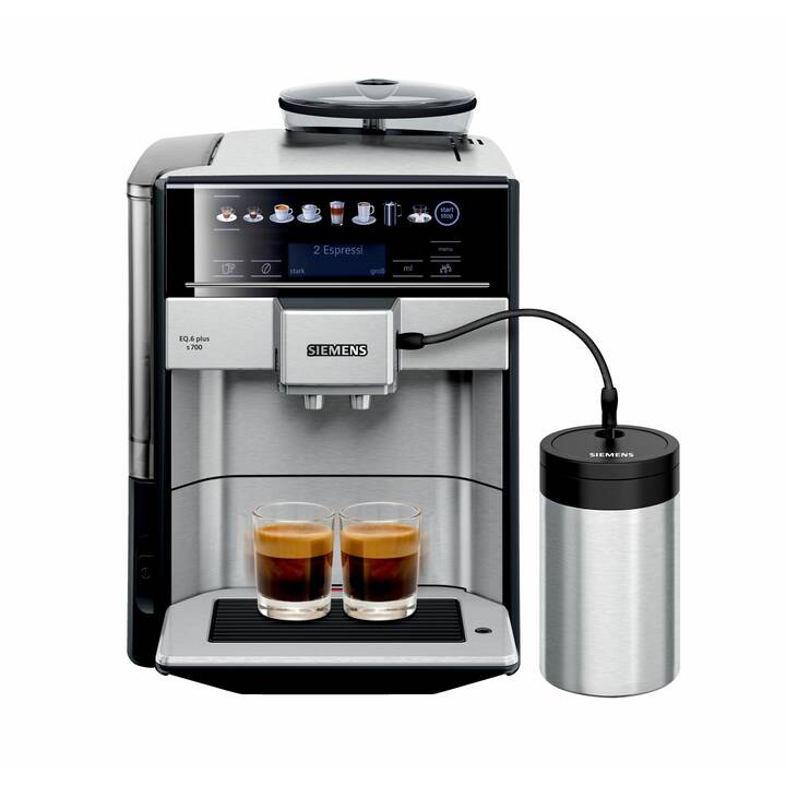 SIEMENS EQ.6 plus s700 (Schwarz, 1.7 l, Kaffeevollautomat)