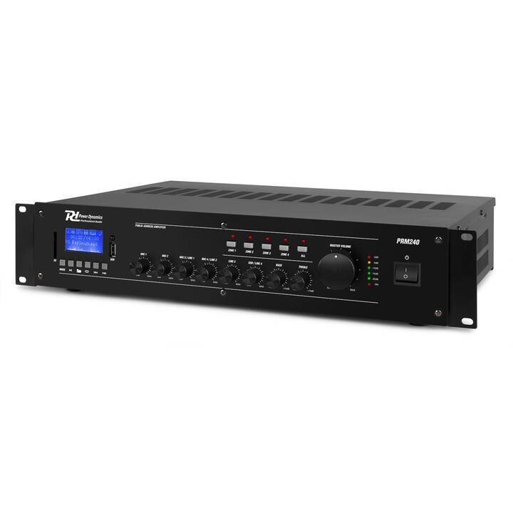 POWER DYNAMICS Pro PRM240 (Amplificateur de stereo, Black)