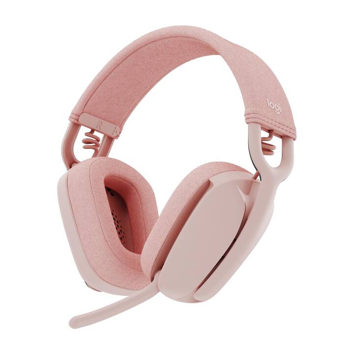 LOGITECH Office Headset (Over-Ear, Kabellos, Rosé, Pink)