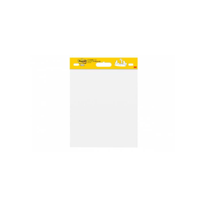 POST-IT Notes autocollantes Super Sticky Meeting Chart (20 feuille, Blanc)