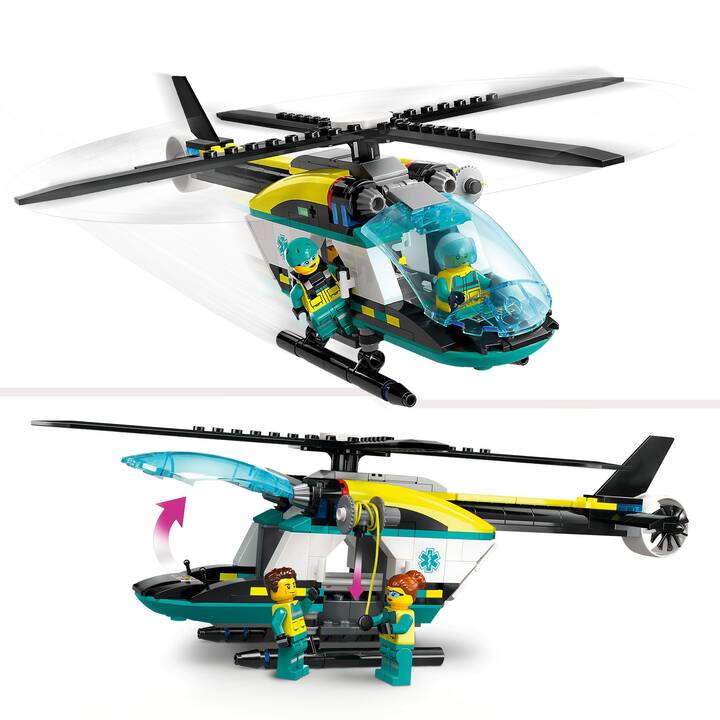 LEGO City L’hélicoptère des urgences (60405)