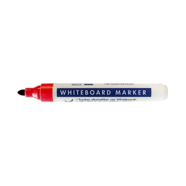 BÜROLINE Whiteboard Marker (Rot, 1 Stück)