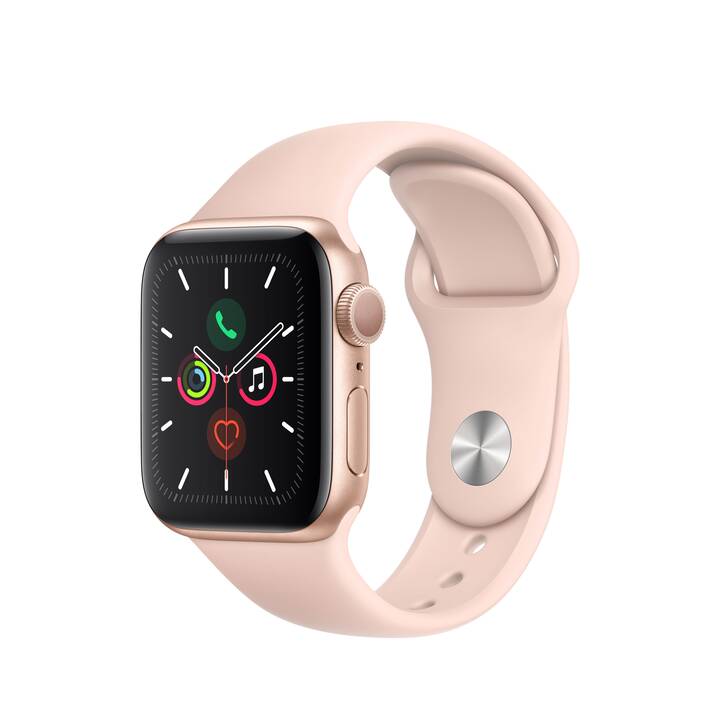 APPLE Watch Series 5 GPS Gold/Sandrosa (40 mm, Aluminium, Silikon) -  Interdiscount
