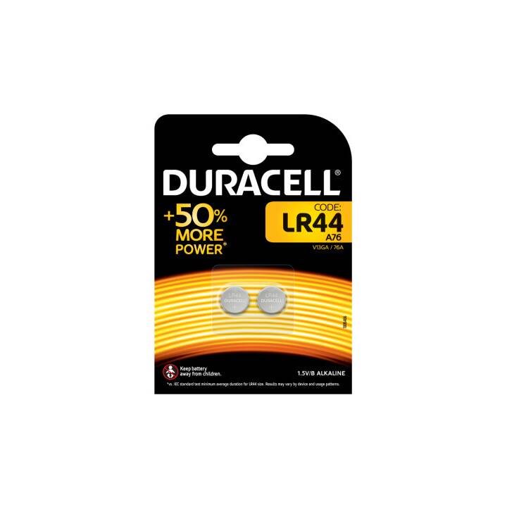 DURACELL Batterie (LR44 / LR1154 / AG13, Universell, 2 Stück)