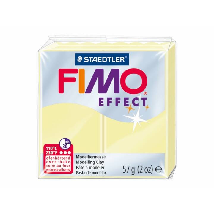 FIMO Pâte à modeler Effect (57 g, Jaune)