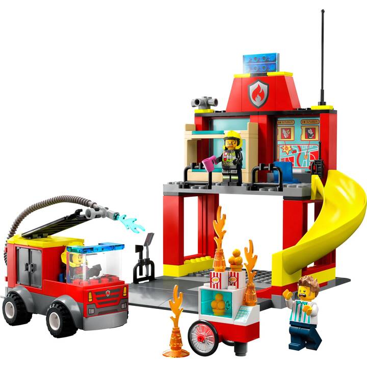 LEGO City Feuerwehrstation und Löschauto (60375)