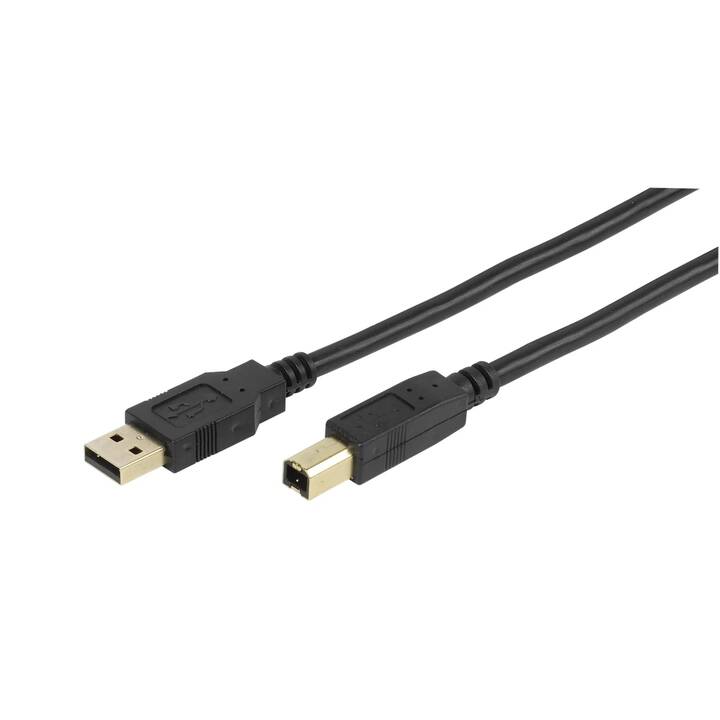 VIVANCO USB-Kabel (USB Typ-A, USB Typ-B, 1.8 m)