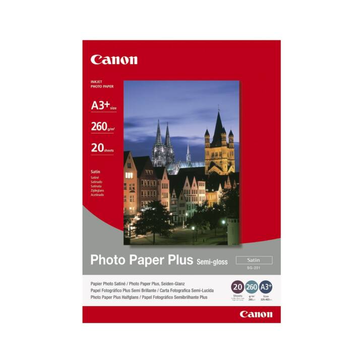 CANON SG-201 Papier photo (20 feuille, A3+, 260 g/m2)