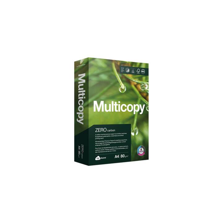 MULTICOPY Papier photocopie (500 feuille, A4, 80 g/m2)