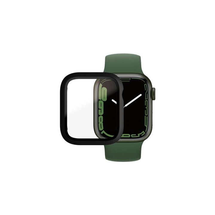 PANZERGLASS Full Body Apple Watch Series 7 41mm Schutzfolie (Apple Watch 41 mm, Schwarz)