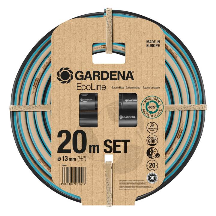 GARDENA Gartenschlauch EcoLine Set (1/2", 20 m)