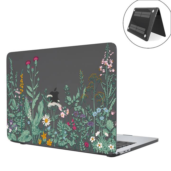 EG Hülle für MacBook Pro 13" (Apple M1 Chip) (2020) - Blau - Blumen