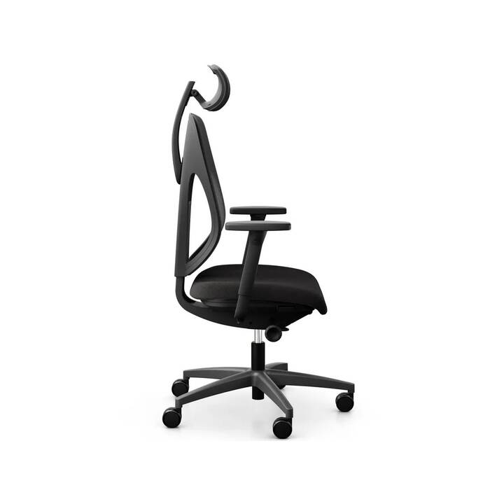 GIROFLEX 353 Comfort Plus Fauteuil de bureau piovant (Noir)