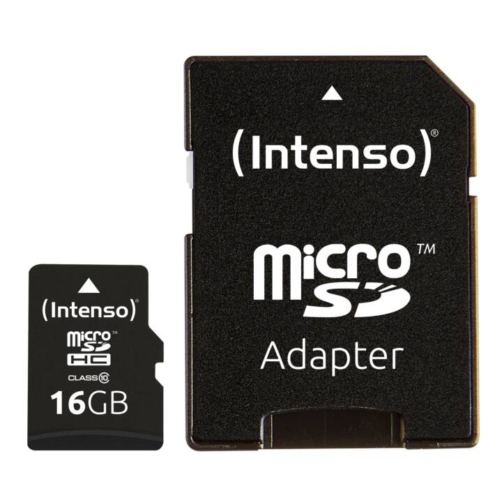 INTENSO MicroSDHC 3413470 (Class 10, 16 GB, 20 MB/s)