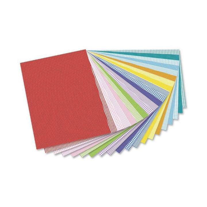 FOLIA Faltpapier Basics Intensiv (Mehrfarbig, 20 Stück)