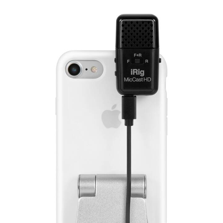 IK MULTIMEDIA iRig Mic Cast HD Microfono per dispositivi mobili (Nero)