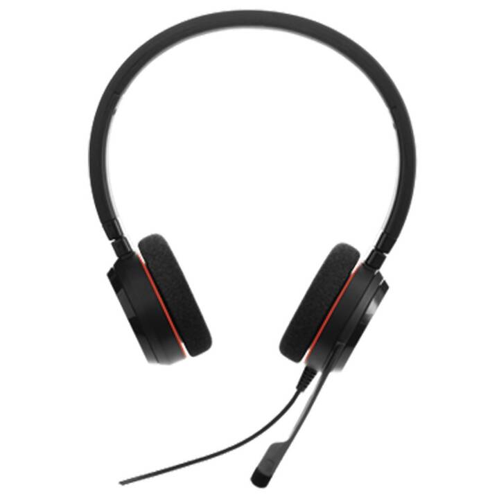 JABRA Casque micro de bureau Evolve 20 (On-Ear, Câble, Noir)