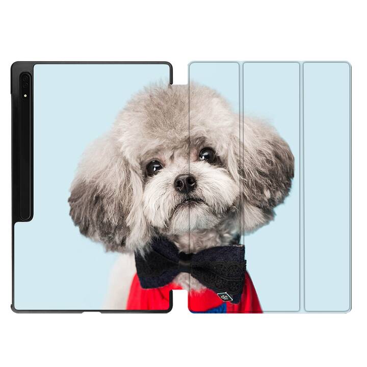 EG Hülle für Samsung Galaxy Tab S8 Ultra 14.6" (2022) - Blau - Hunde