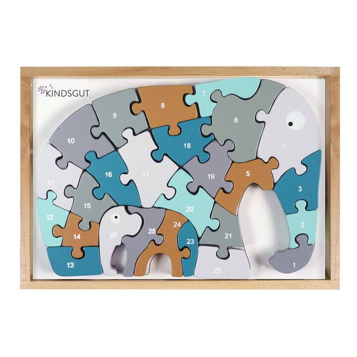 KINDSGUT Animaux Puzzle board (26 x)