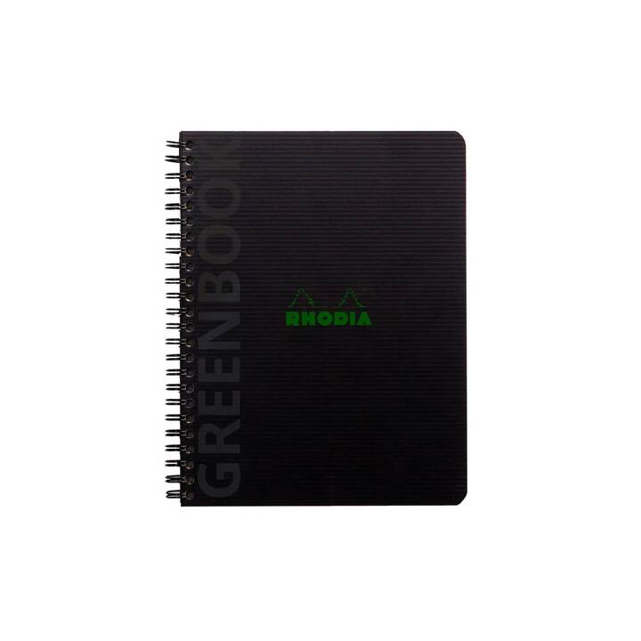 RHODIA Notizbuch Greenbook (A5, Kariert)