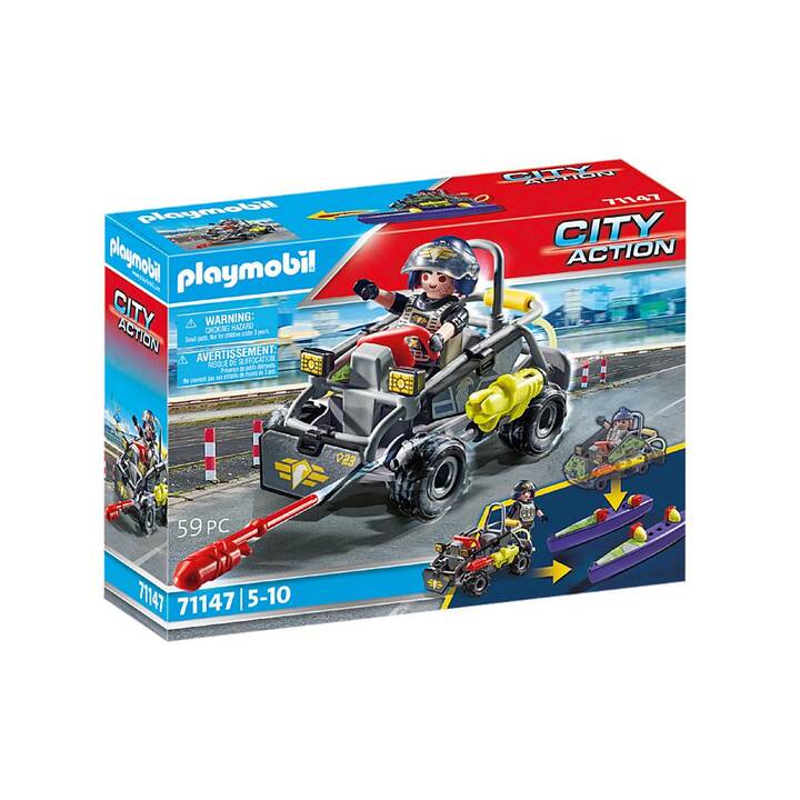 PLAYMOBIL City Action SWAT-Multi-Terrain-Quad (71147)