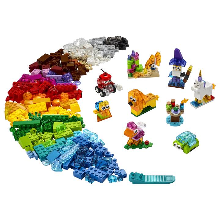 LEGO Classic Kreativ-Bauset mit durchsichtigen Steinen (11013)
