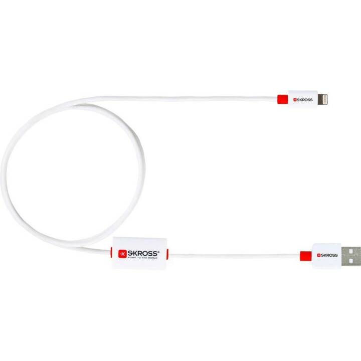 SKROSS USB-Kabel (Micro USB 2.0 Typ-B, Lightning, USB 2.0 Typ-A, 1 m)