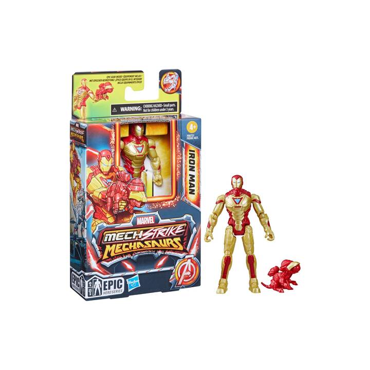 MARVEL Mech Strike – Machasaurs: Iron Man Set de figurines de jeu