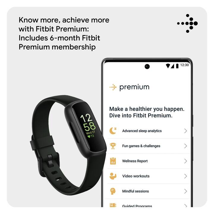 FITBIT Inspire 3 (L, S, Nero)