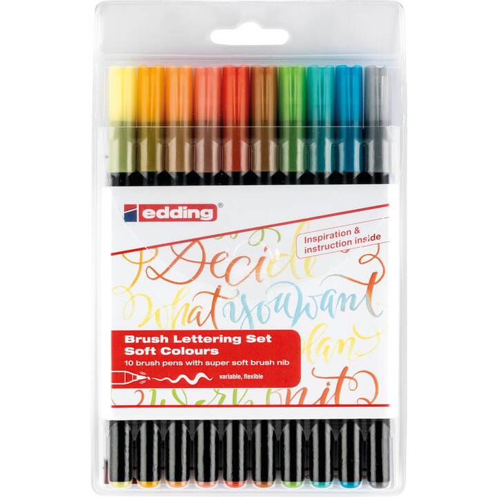 EDDING 1340 E-10 Crayon feutre (Multicolore, 10 pièce)
