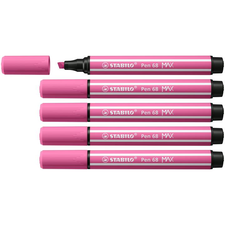 STABILO Crayon feutre (Pink, 5 pièce)