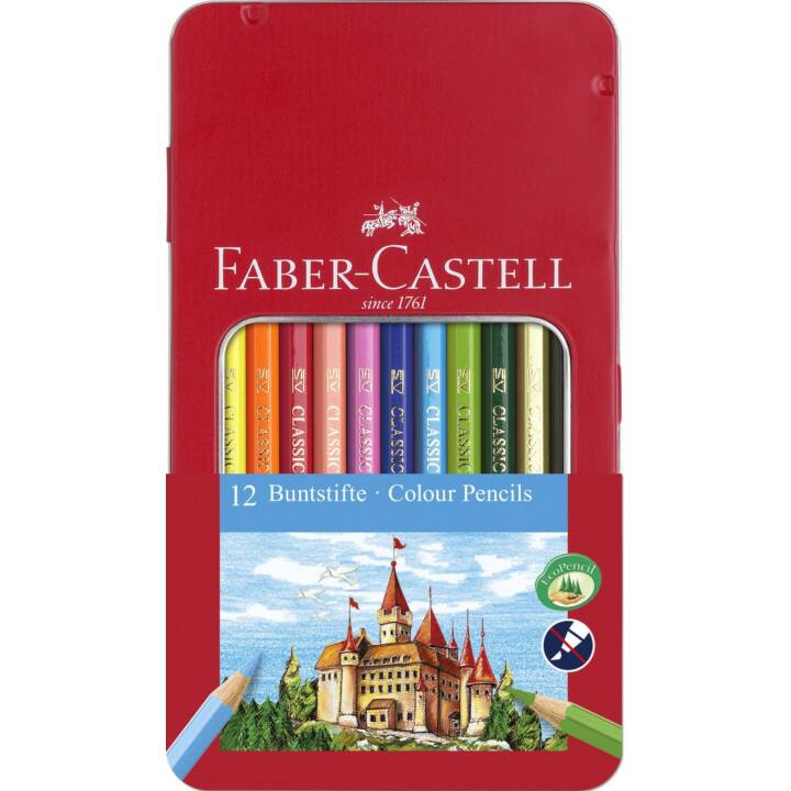 FABER-CASTELL Farbstift (12 Stück)
