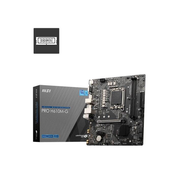 MSI Pro H610M-G (LGA 1700, Intel H610, Micro ATX)