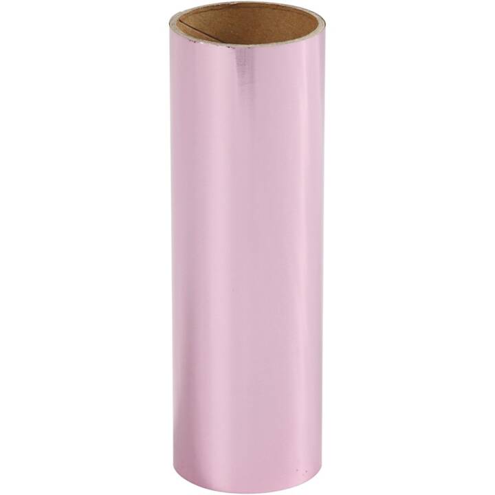 CREATIV COMPANY Pellicola colore Metallic (15.5 cm x 50 cm, Pink, Rosa)