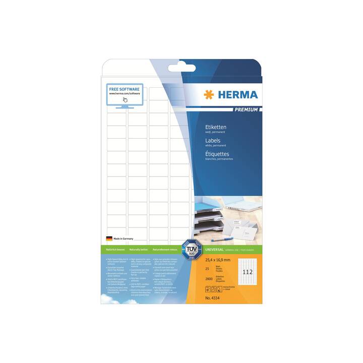 HERMA Premium (16.9 x 25.4 mm)