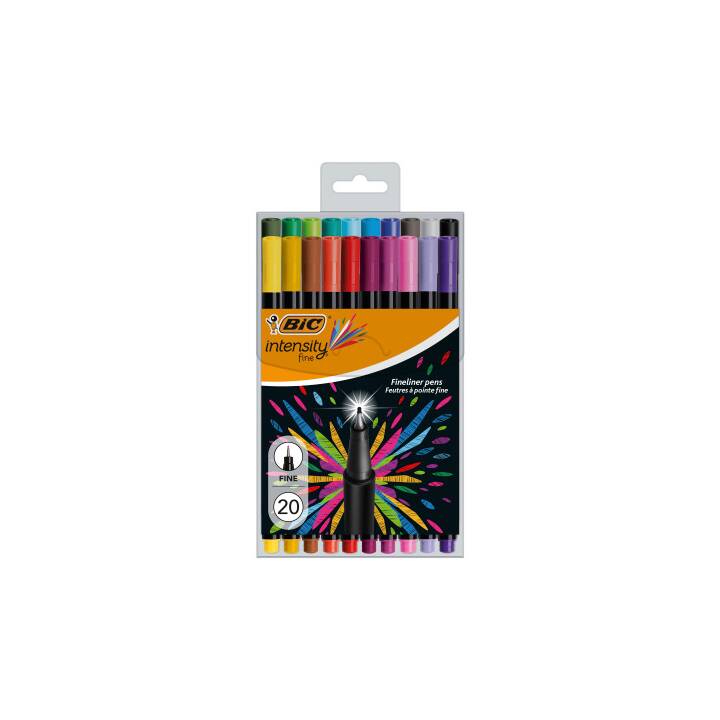 BIC Penna a fibra (Multicolore, 20 pezzo)