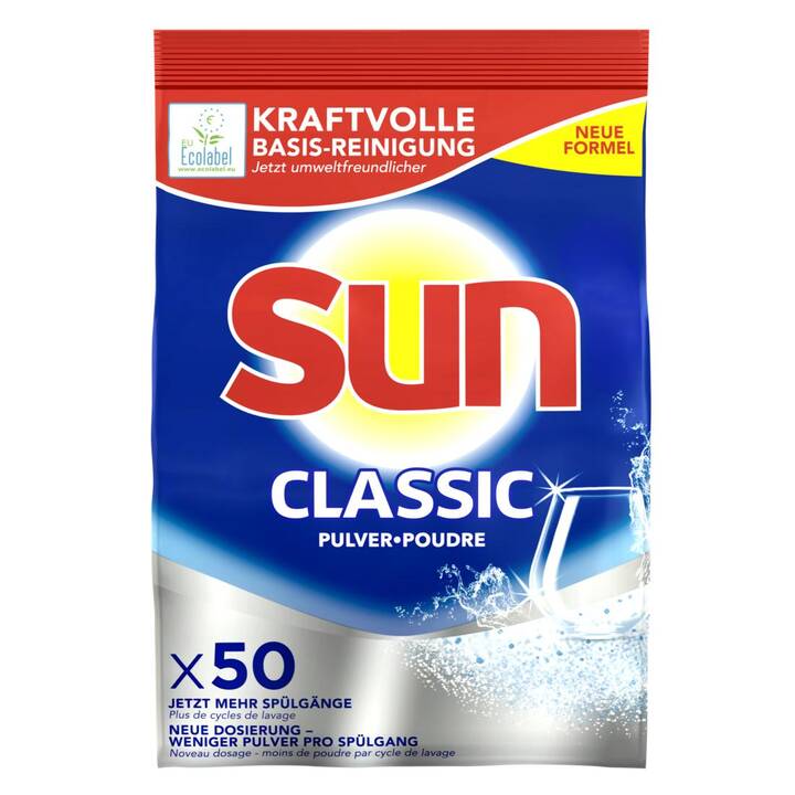 SUN Détergents pour lave-vaisselle Classic Frais (0.95 kg, Poudre)