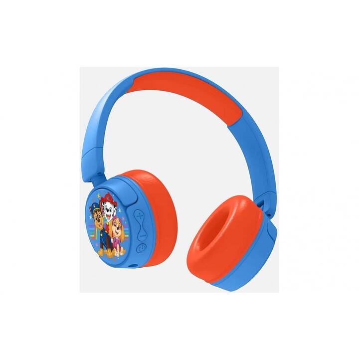 OTL TECHNOLOGIES Paw Patrol Casque d'écoute pour enfants (Bluetooth 5.1, Bleu, Rouge)