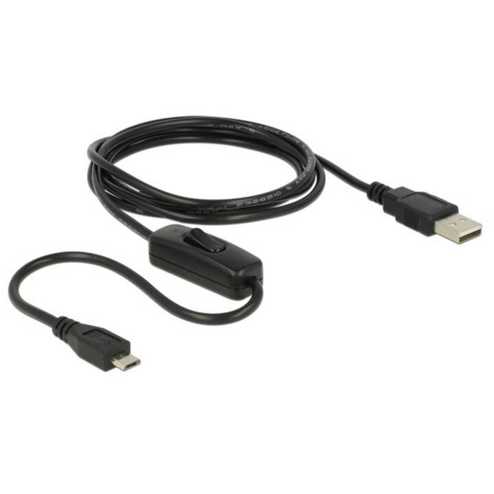DELOCK 84803 Câble USB (Micro USB 2.0 de type A, USB 2.0 de type A, 1.5 m)