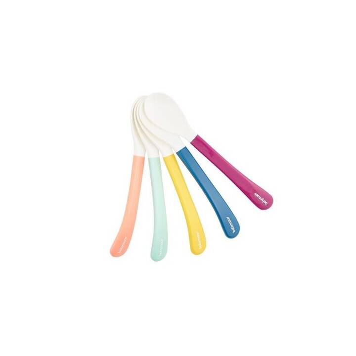 BABYMOOV Cuillers à soupe (Mauve, Jaune, Bleu, Pink, Multicolore)
