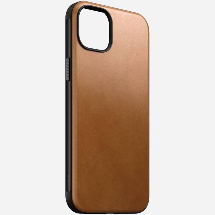 NOMAD GOODS Backcover Modern (iPhone 15 Plus, Rostbraun)