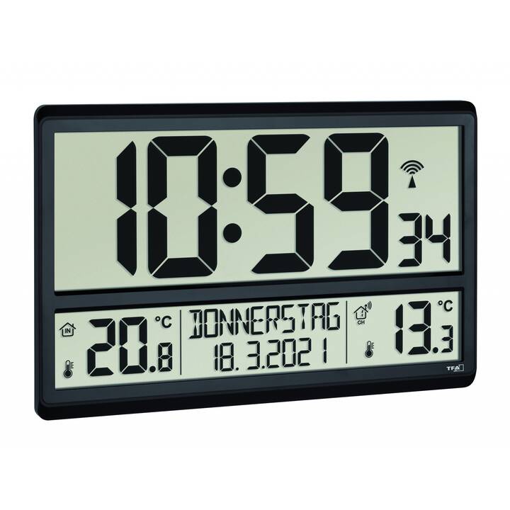 TFA Horloge murale (Numérique, 36 cm)