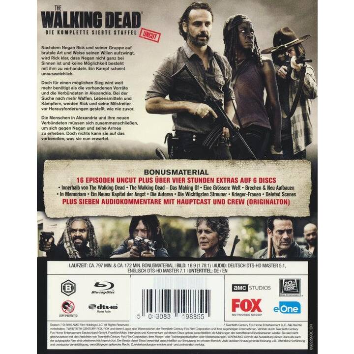The Walking Dead Saison 7 (Uncut, DE, IT, EN, FR)